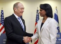 U.S. Secretary of State Condoleezza Rice (right) is due in Israel later on July 29 (file photo) (epa)