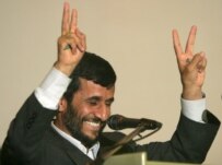 Iranian President Mahmud Ahmadinejad in Jakarta on the eve of the Bali meeting (epa)