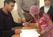 Voting in Baghdad on 15 December (RFE/RL)