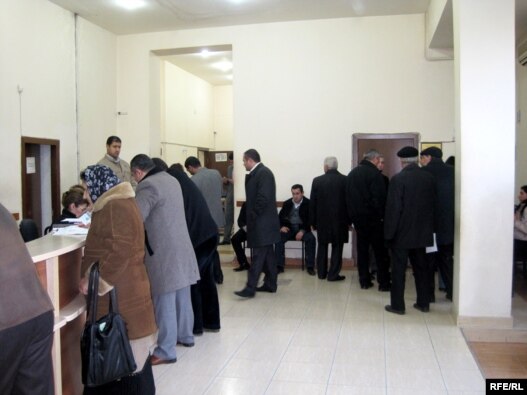 Bakının mərkəzində yerləşən notarial kontor, 15 yanvar 2010
