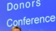 Belgium -- French Foreign minister Bernard Kouchner addresses the Georgia Donors