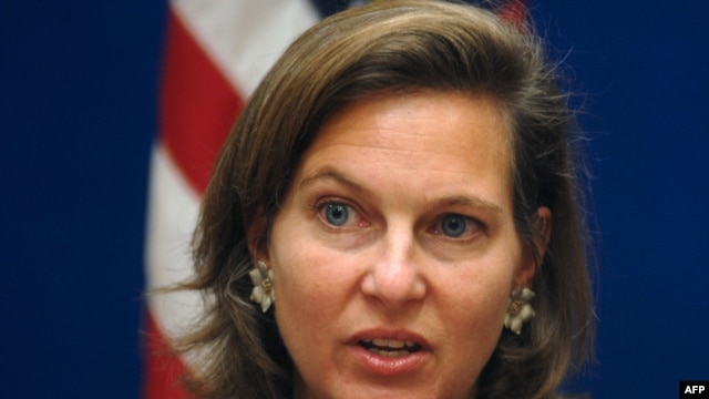 U.S. State Department spokesperson Victoria Nuland wouldn't be budged.