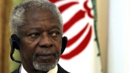  UN-Arab League envoy for the crisis in Syria, Kofi Annan
