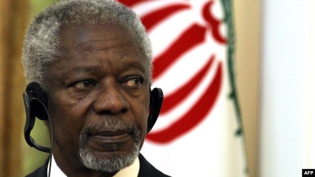  UN-Arab League envoy for the crisis in Syria, Kofi Annan