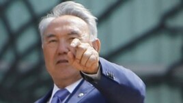 Kazakh President Nursultan Nazarbaev 