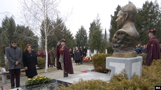 Obeležavanje osme godišnjice smrti Borisa Trajkovskog, Skoplje, februar 2012.
