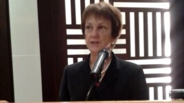 Tajikistan -- U.S. Ambassador to Tajikistan Susan Elliot on November 8. 