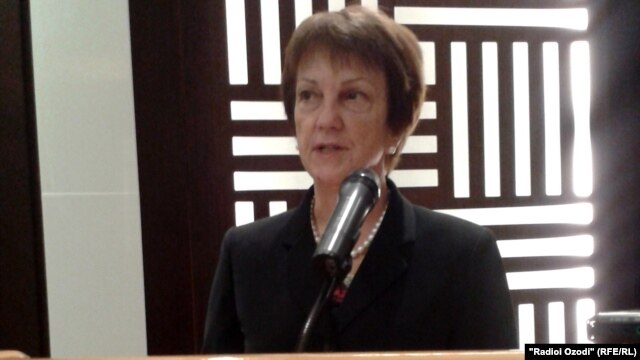 Tajikistan -- U.S. Ambassador to Tajikistan Susan Elliot on November 8. 