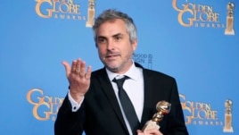 آلفونسو کوارون که فیلم وی، «جاذبه»، در ده رشته نامزد جایزه اسکار شده است.
