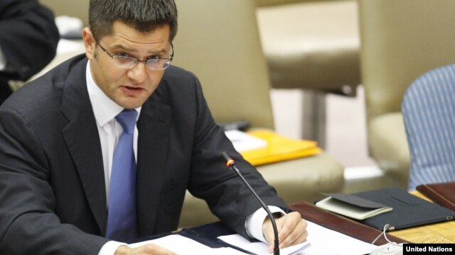 Vuk Jeremić u UN-u, 2011.