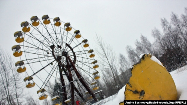 The abandoned fun fair in Pripyat, the setting of the film
