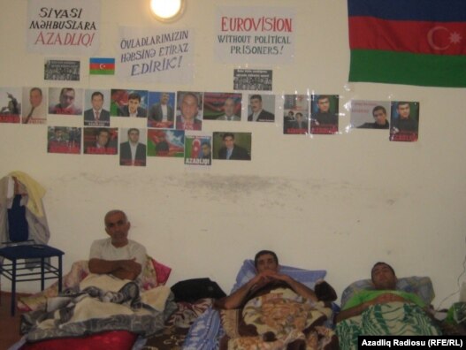 The strike was first launched by parents of two young activists detained at an opposition protest and jailed.