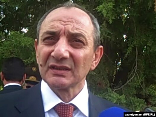Bako Sahakian, the self-declared 'president' of Nagorno-Karabakh