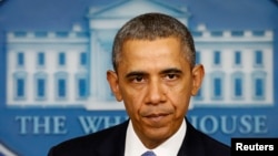 U.S. President Barack Obama said he was "announcing a series of measures that will continue to increase the cost on Russia and on those responsible for what is happening in Ukraine."