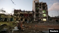 Отель Ambassador в центре Могадишо, Сомали. 1 июня 2016 года.