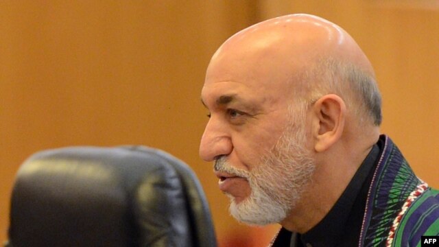 Afghan President Hamid Karzai