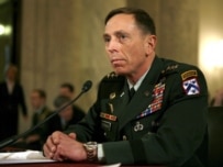 General Petraeus testifying in the Senate on January 23 (epa)