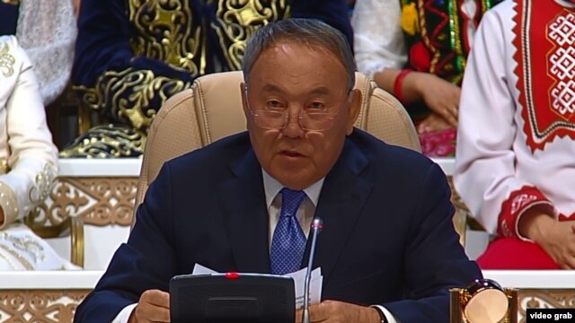 Kazakh President Nursultan Nazarbaev