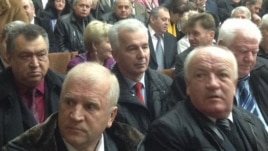 Ion Muruianu (mijloc) la o adunare a judecătorilor.
