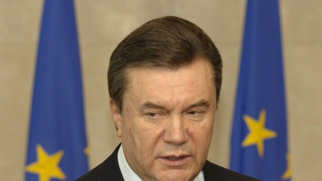 Viktor Yanukovych during a visit to Brussels in March (AFP)
