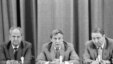 ГКЧП аъзолари Борис Пуго, Геннадий Янаев ва Олег Бакланов.
