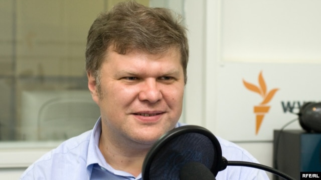 Leader of the Russian opposition Yabloko party Sergei Mitrokhin