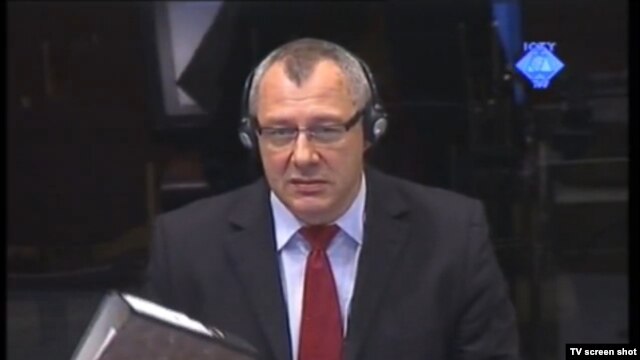 Svjedok Tomasz Blaszczyk u sudnici 11. travnja 2012.