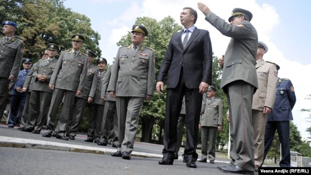 Novi ministar odbrane prilikom posete Generalštabu, 31. jul 2012.