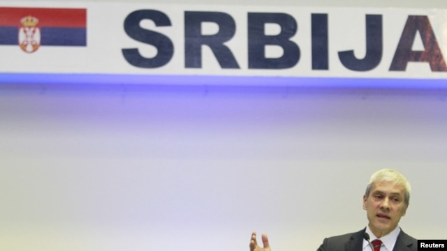 Predsednik Srbije Boris Tadić na ceremoniji otvaranja mostarskog sajma privrede, 13. april 2010.