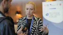Zrinka Vučinović u razgovoru sa novinarom RSE Zoranom Glavonjićem