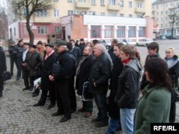 Ля краязнаўчага музэю адбылася акцыя, прысьвечаная БНР (фота)