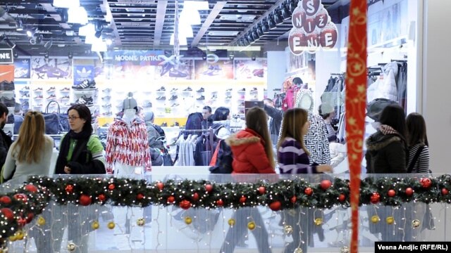 Novogodišnje izdanje jednog od beogradskih tržnih centara