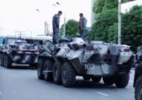 Uzbek soldiers in Andijon in May