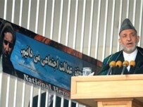 Afghan President Hamid Karzai speaking in Kabul on September 9 (AFP)