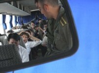 Afghans being deported from Iran in early May (Fars)