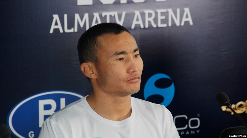 Қазақстандық кәсіпқой боксшы Қанат Ислам. Алматы, 23 қыркүйек 2016 жыл.