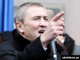 Архівна фотографія. Мер Києва Леонід Черновецький на мітингу 13 лютого 2009 р. 