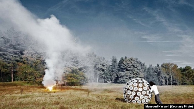The Mine Kafon is much cheaper than traditional mine-clearing devices.
