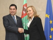 Berdymukhammedov meets with the EU's Ferrero-Waldner in Brussels today (official site)
