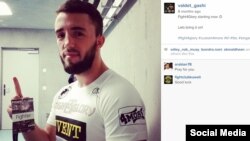 A picture posted on the Instagram account of Valdet Gashi, a German mixed martial arts fighter who has joined Islamic State