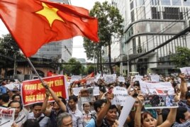 Демонстрация во Вьетнаме против Китая