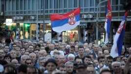 Građani na otkrivanju spomenika Gavrilu Principu
