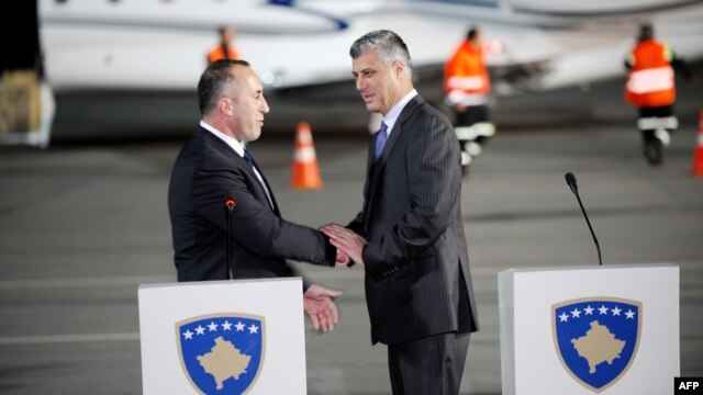 Ramush Haradinaj dhe Hashim Thaçi