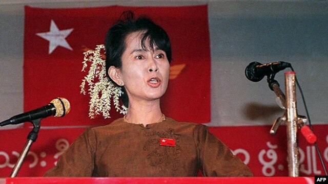 Aung San Suu Kyi,  Yangon, 04. januar 1997. 