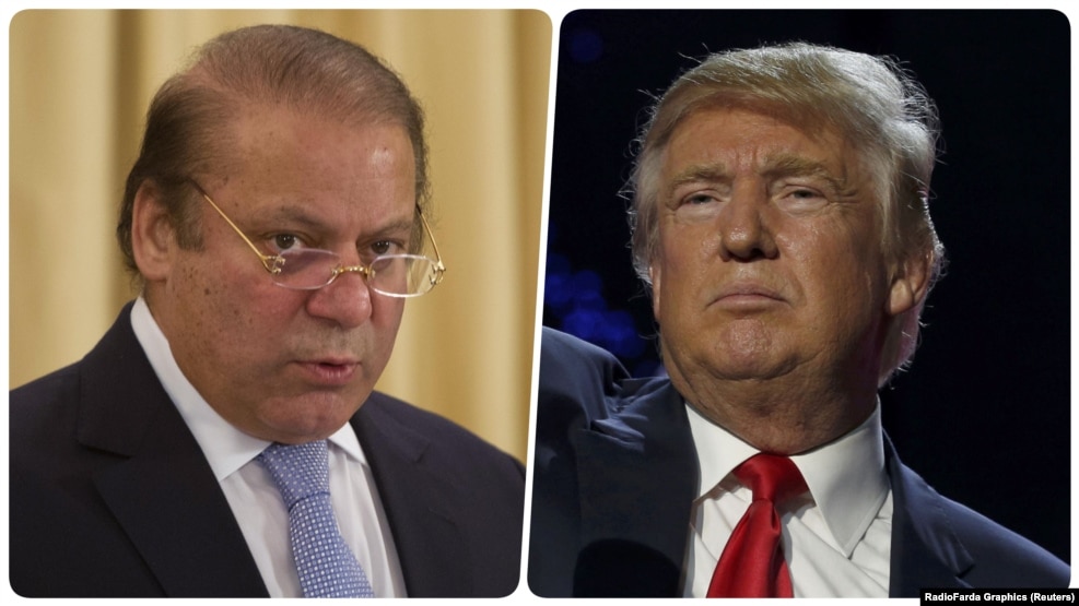 Pakistan Prime Minister Nawaz Sharif (left) and U.S. President-elect Donald Trump (combo photo)