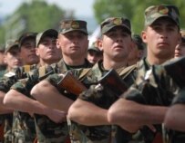 Georgian troops on parade (file photo) (InterPressNews)