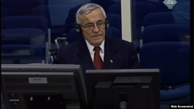 Netherlands - Ratimir Maksimović, witness at the trial to former leader of Bosnian Serbs Radovan Karadzic, 17Dec2012