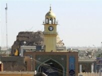 Samarra's Al-Askari Mosque following today's attack (AFP)