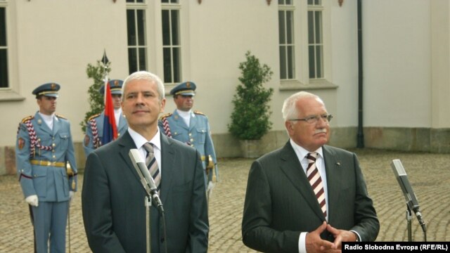 Boris Tadić i Vaclav Klaus, Prag, 29.avgust