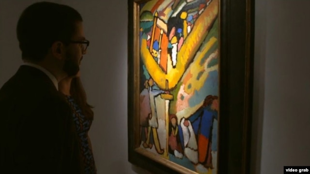 "Studie fur Improvisation 8" by Wassily Kandinsky